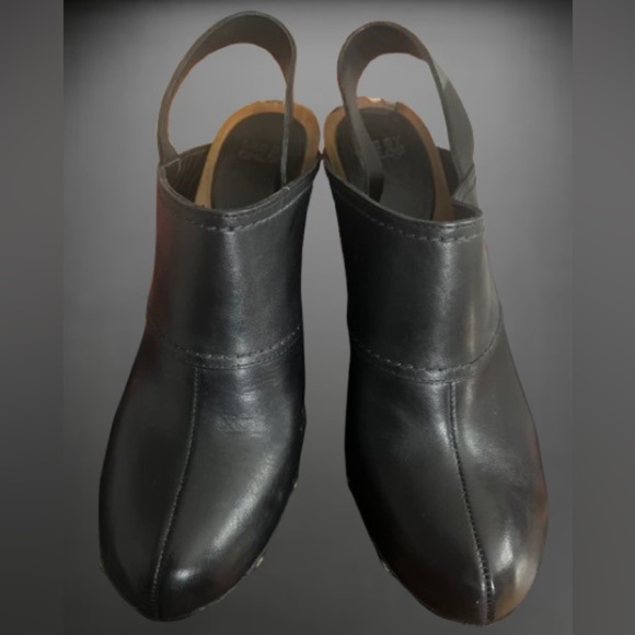 See By Chloe, leather platform clogs, sz EU 40/US 10 - Picture 4 of 8